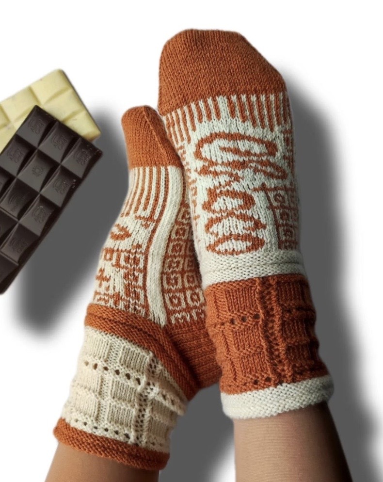 [sv_knitlove] Носки ChocoLate. Носки Шоколадка (Светлана Ёлкина)
