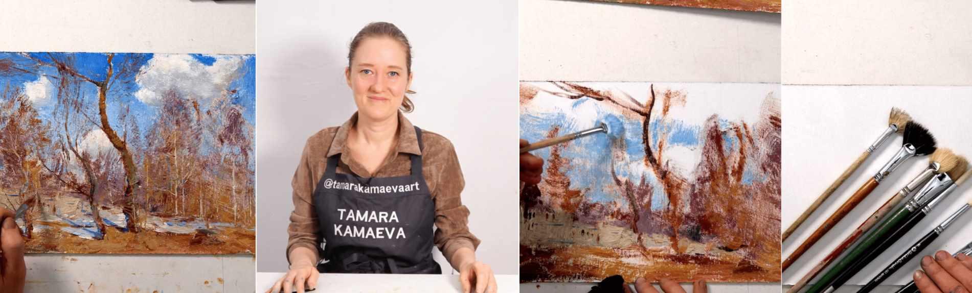 Весенний этюд (Тамара Камаева)