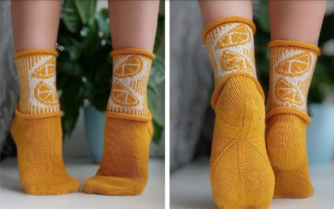 Носки Oranges socks (Светлана Ёлкина)