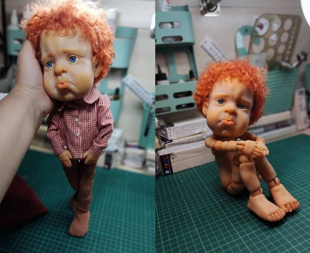 Подвижная эмоциональная кукла (Наталия Либеровская (Седова))