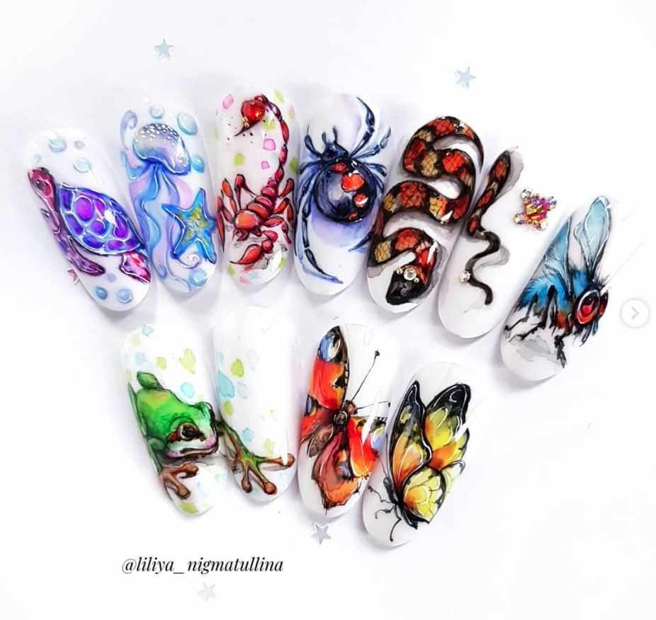 Три марафона "Весенняя акварель", "Акварельные пейзажи", "Мир Насекомых" (Лилия Нигматуллина)