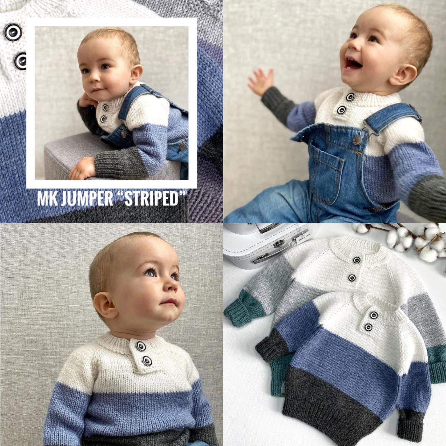 Джемпер Striped (Ольга Фомина) @knaub_knit