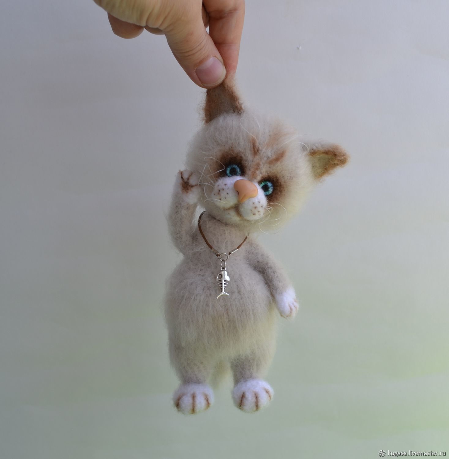 Котёнок Баксик (крючок) (Галина Бурова)