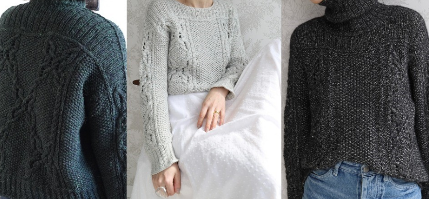 [Вяжи.ру] Пуловер с косами Alpaca no miru yume (Eri Shimizu), фото 1 из 1.