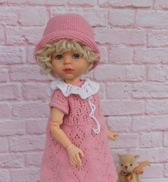 МК "Клевер". Платье и шляпка на Паолок и Минуш (Марина Кащенкова)