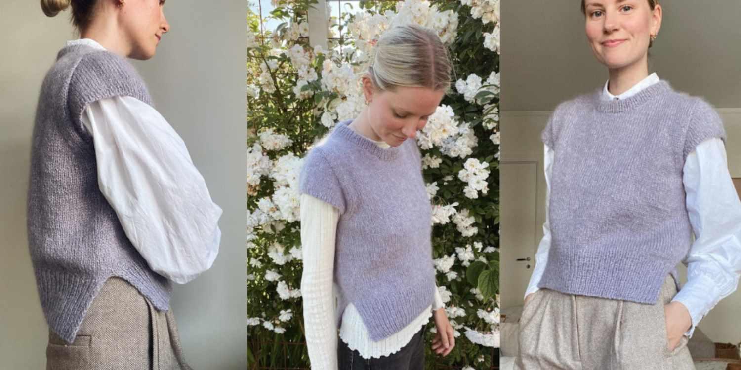 [Вяжи.ру] Вязаный жилет спицами Noor