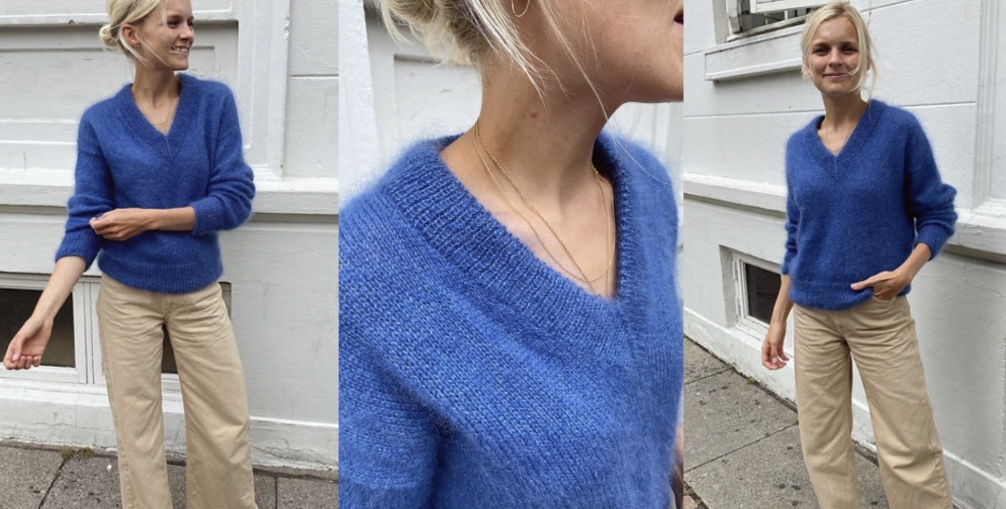 Пуловер Stockholm Sweater V-neck (PetiteKnit)