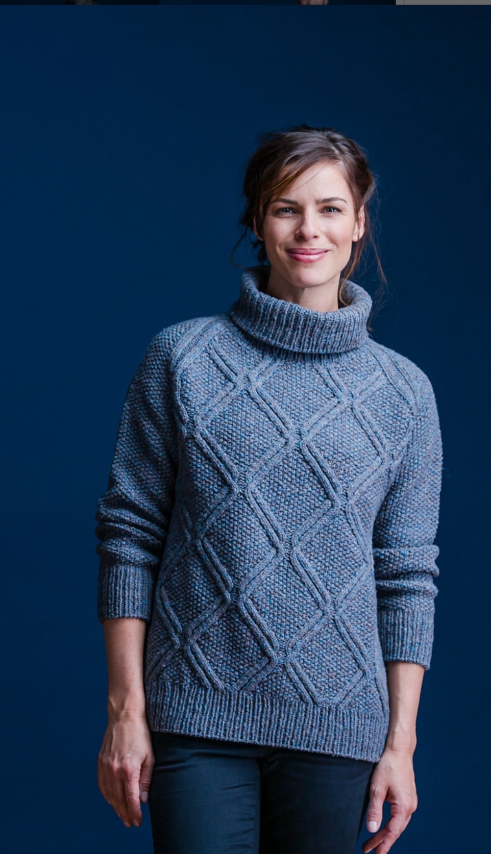 Женский свитер с косами Carver (Джули Хувер)