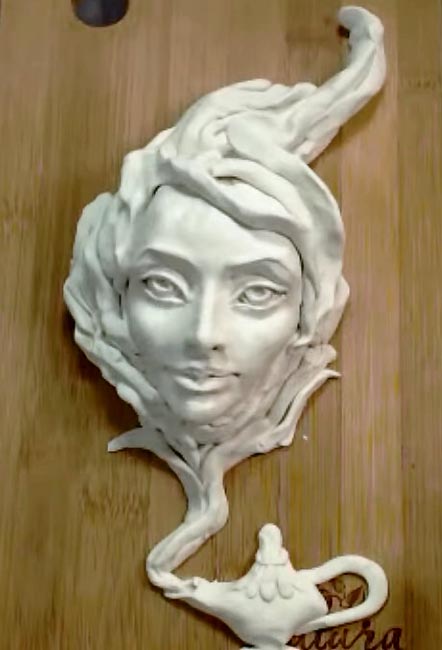 Четыре стихии: Огонь. Лепим голову джинна (Наталья Филинова)