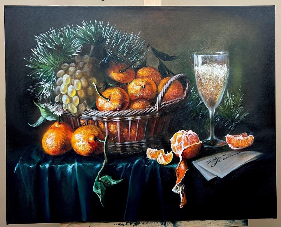 [Студия живописи] Новогодний натюрморт (Ольга Базанова)