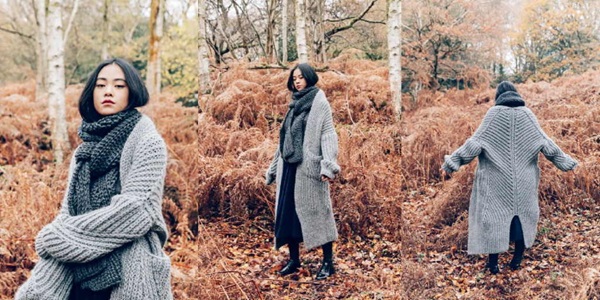 Пальто английской резинкой Thicket (Erik Knight)