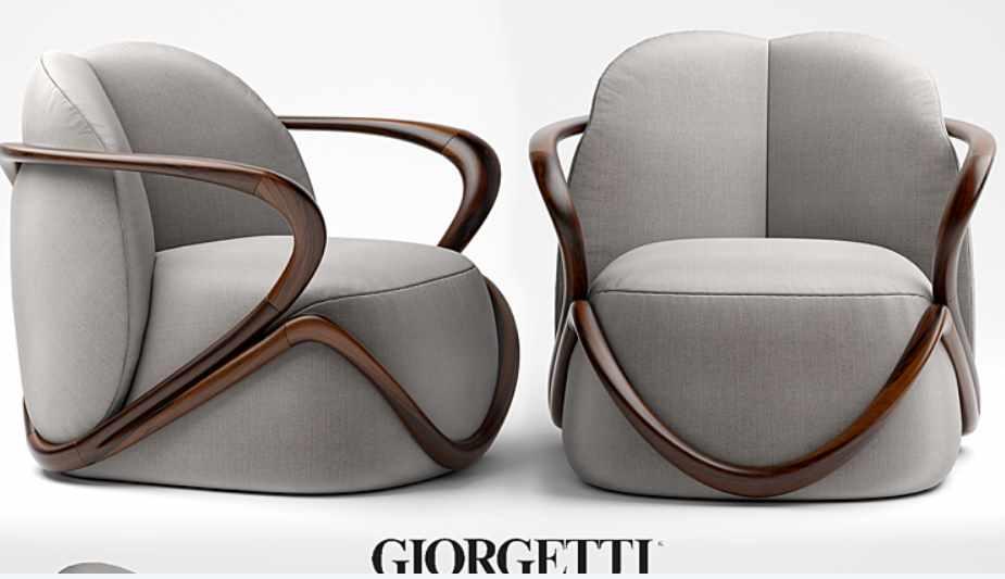 №41 Моделирование кресла Ciorgetti Hug в 3d max (Артём Гоголов)