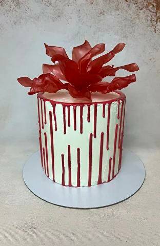 [Gala.cake.couture] Торт С Цветами Из Рисовой Бумаги (Галина Егиазарян)