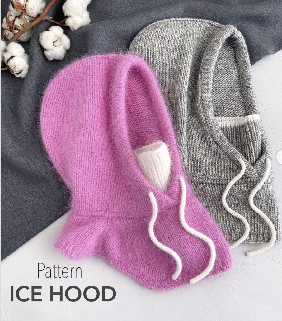 [bynataliana] Капор Ice hood (Natasha Mahnukova)