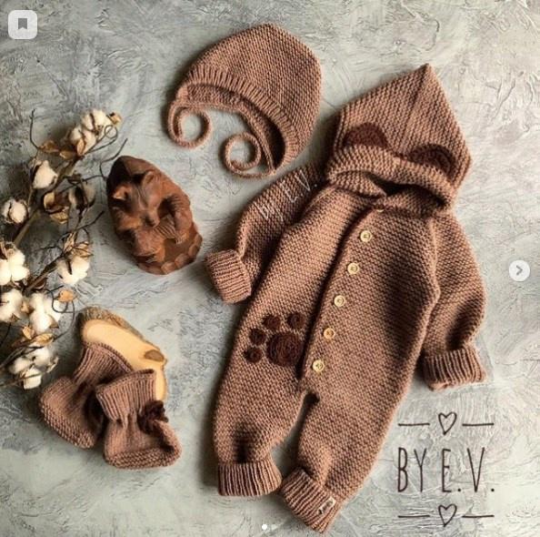 [elizavetaveshnya] Комбинезон мишка реглан крючком сверху бесшовный (Вишнякова Елизавета)