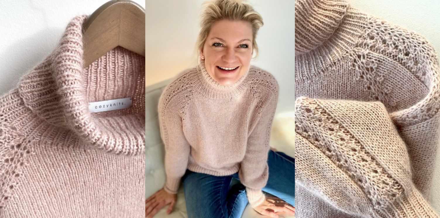 [Вяжи.ру] Вязание свитера реглан SnowflakeSweater