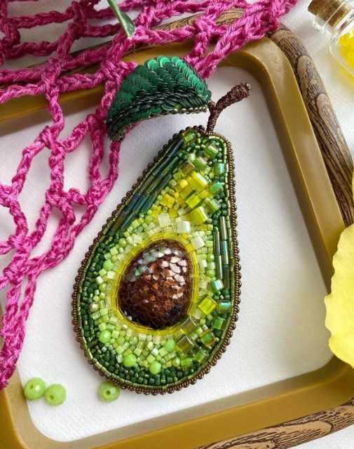 Брошь Авокадо (Lafty_bro)