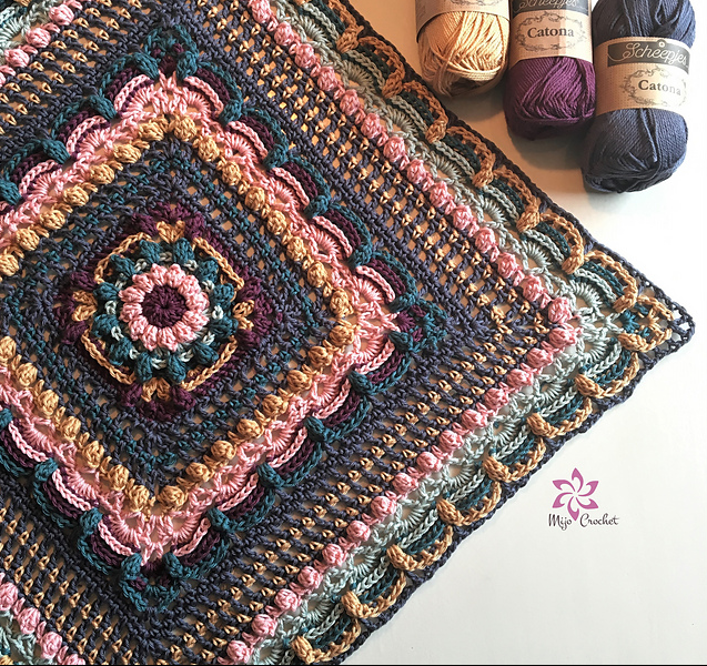 Платок Squared Lost in Time (Johanna Lindahl)