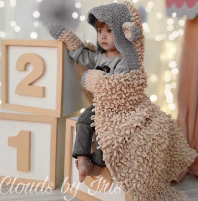 Плед Барашек Sven (clouds_by_iris)