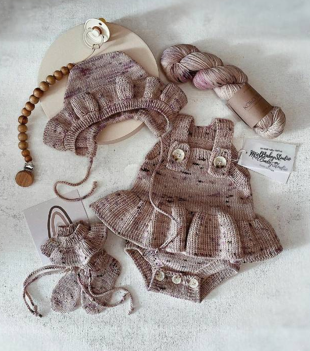 Боди, чепчик, гольфы Angel (miel.babystudio)