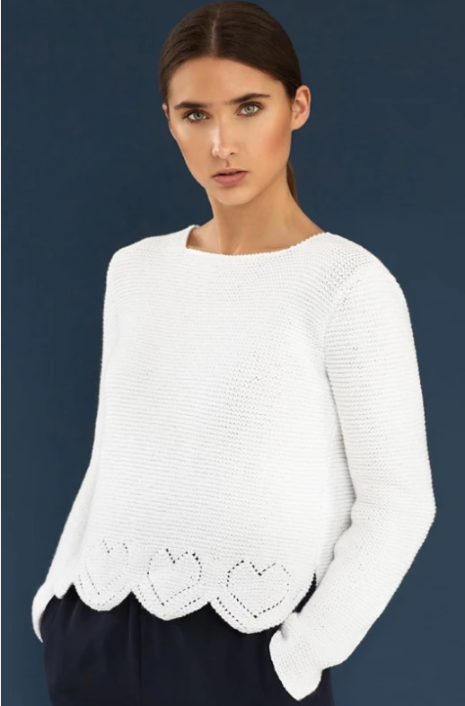 Платочной вязкой пуловер (Ким Харгривз)