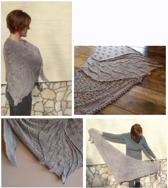 [Вяжи.ру]  Необычная шаль Knitangle