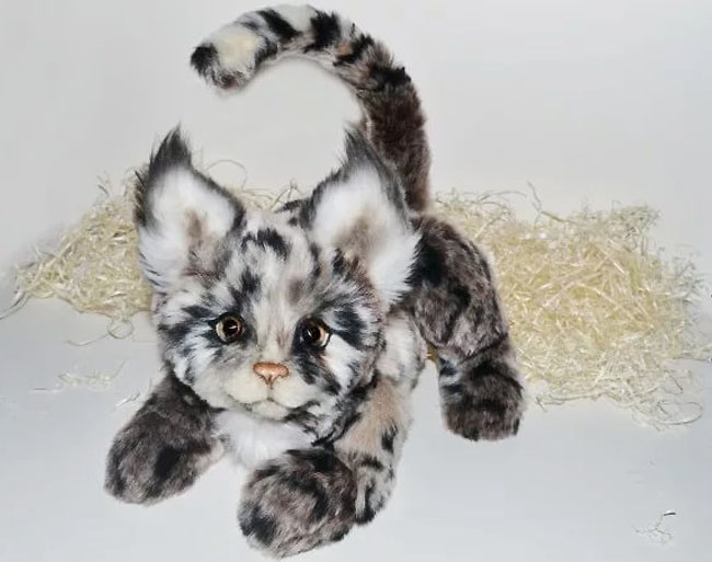 Мастер-класс и выкройка Рысёнок в стиле натюр (Анастасия Аржаева-Масловская), фото 1 из 1.