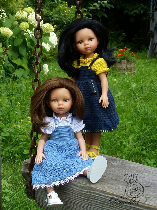 [Olenochka] СП по вязанию крючком нарядов Летние грезы для кукол Паола Рейна (Ольга Корчагина)