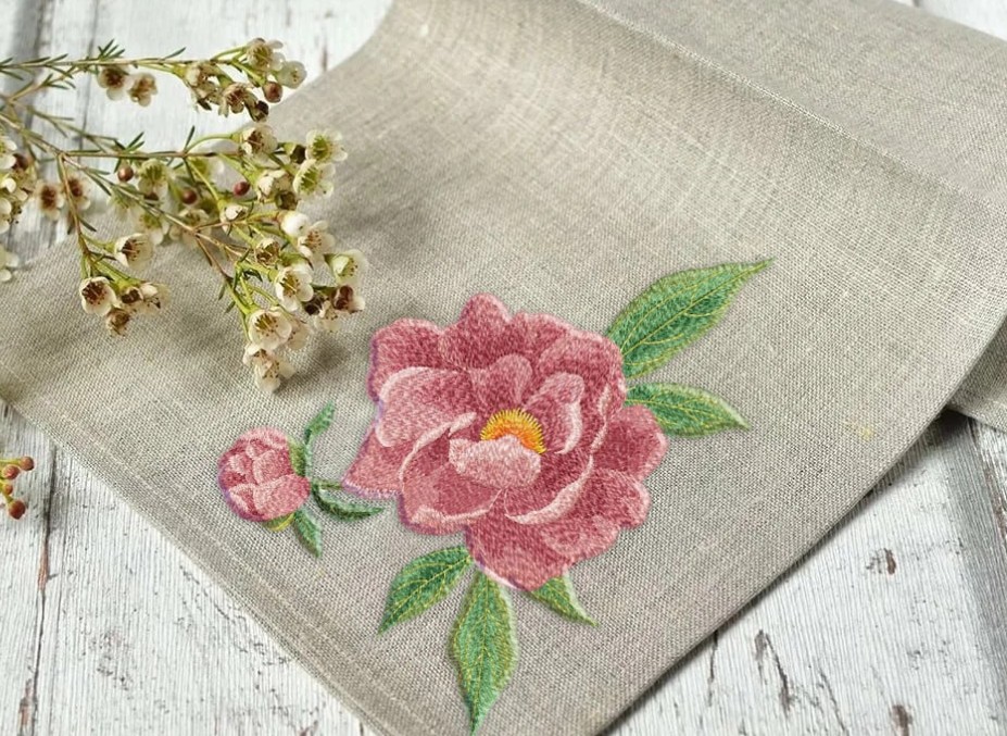 [Embroidery-school] Художественная вышивка цветы в Embird Studio, фото 1 из 1.