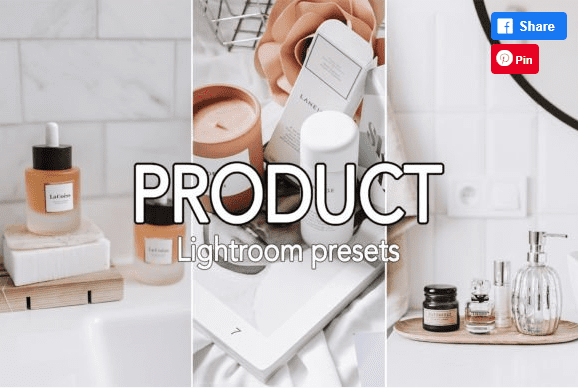 [Creativefabrica] 12 Clean Lightroom Presets for Products