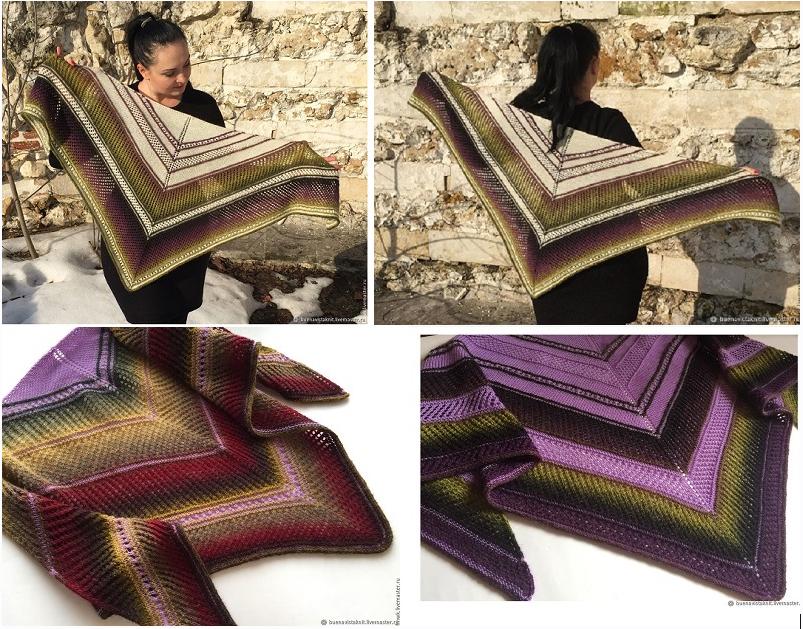 [Ателье Добрынинская Мануфактура] Вязаный платок