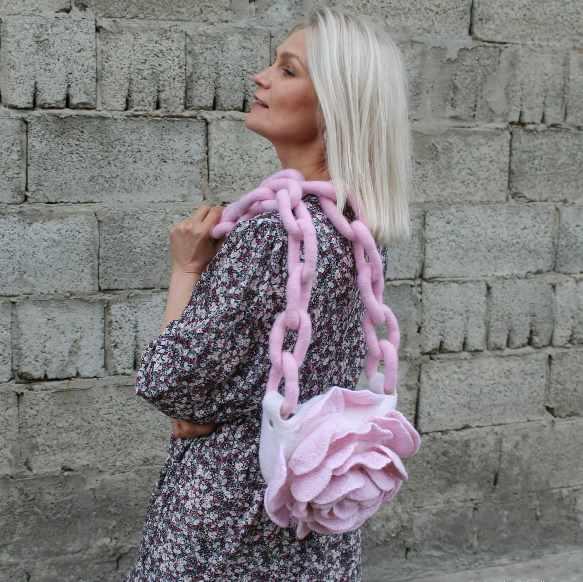 Сумочки с цепью Роза и Пион (Марина Власенко)