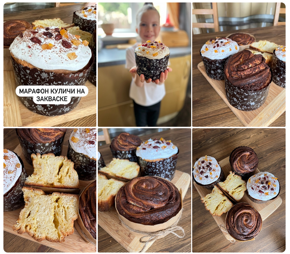 Куличи на закваске (Вероника Папкова)