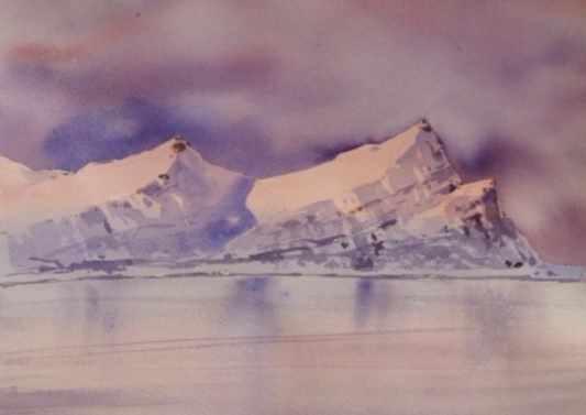 Арктический горный пейзаж (Анна Михайлова)