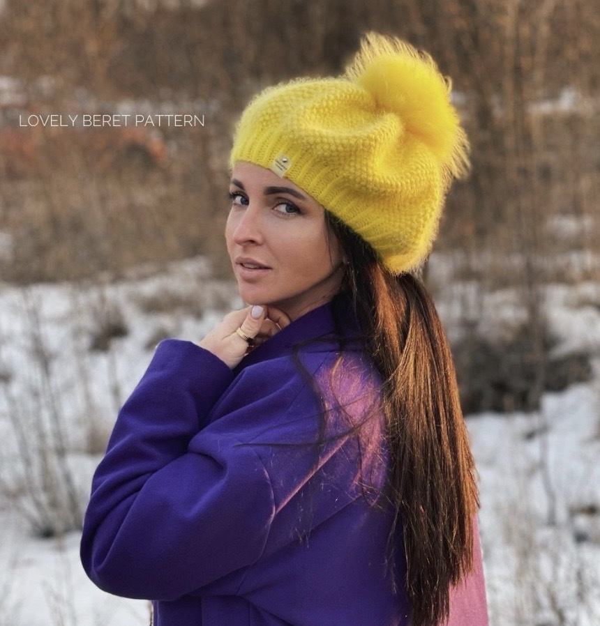 Берет Lovely_beret (grenka87knit), фото 1 из 1.