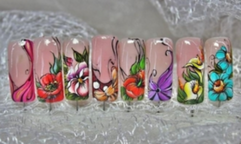 Художественная роспись на ногтях (Елена Милованова)
