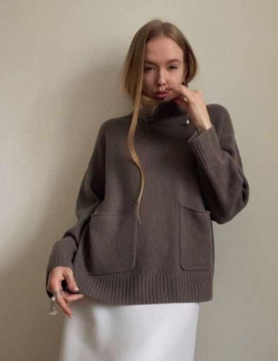 [alena__barteneva] Свитер Вasic Сashmere  (Алена Бартенева), фото 1 из 1.