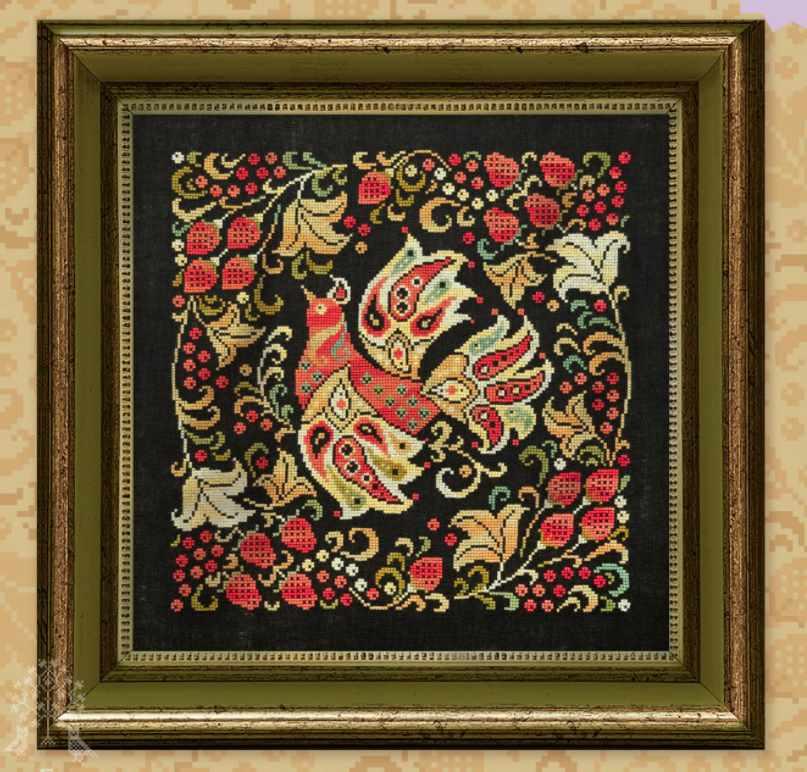 Электронная схема Жар-птица (Светлана Каськова)