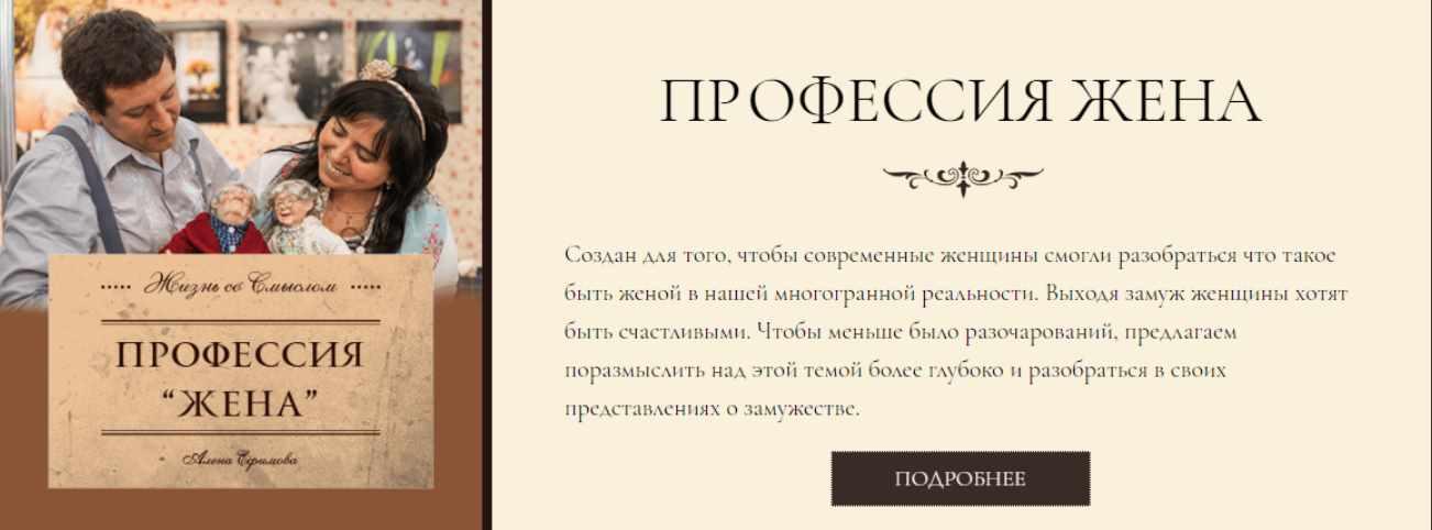 Профессия жена (Алена Ефимова)