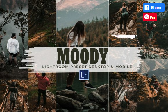 [Creativefabrica] 10 Moody Mobile & Lightroom Presets
