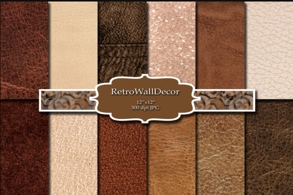 [Creativefabrica] Digital Leather Background