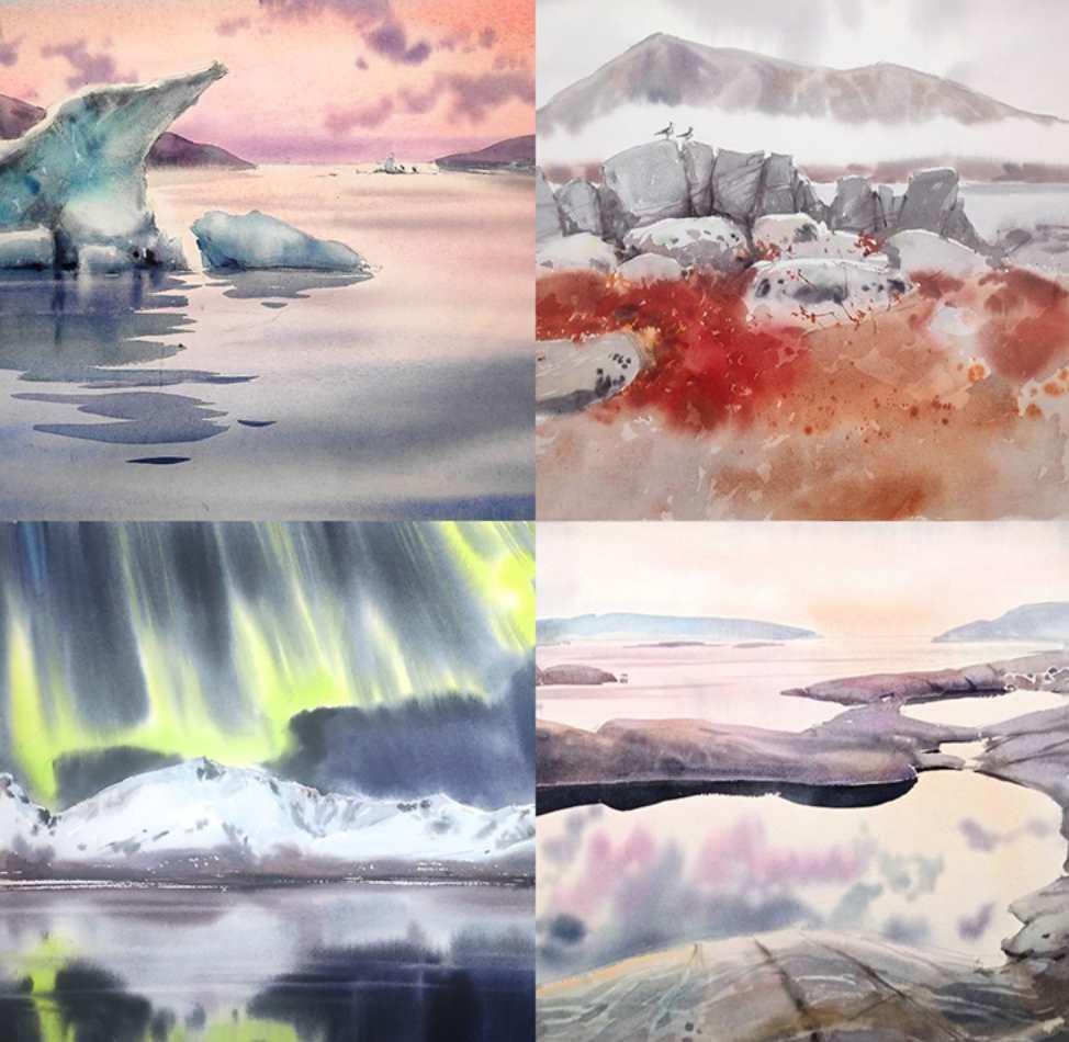 [enterclas] Арктика. Пейзажи акварелью (Анна Михайлова)