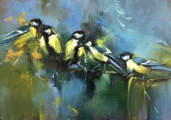 Синички в стиле Lindsey Kustusch (Анна Маратканова)
