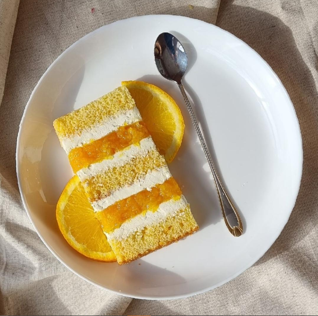 [Streltsova Cake Club] Торт Апельсин-маракуйя (Софья Стрельцова)