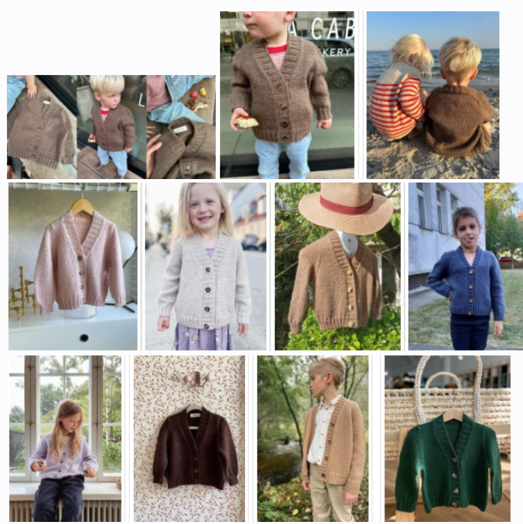 [Вяжи.ру] Детский кардиган спицами Eva Junior