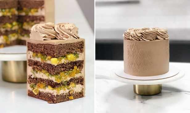 [Make Cake] Торт «Абрикос-Фисташка-Молочный шоколад» (Анастасия Лазарева) @_make_cake