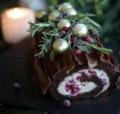 [schoolsweet] Рулет Рождественское полено (Анастасия Сдобникова, Мария Фомина)