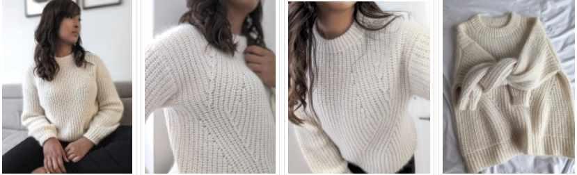 [Вяжи.ру] Пуловер полупатентной резинкой Lata (Giselle Ukardi)