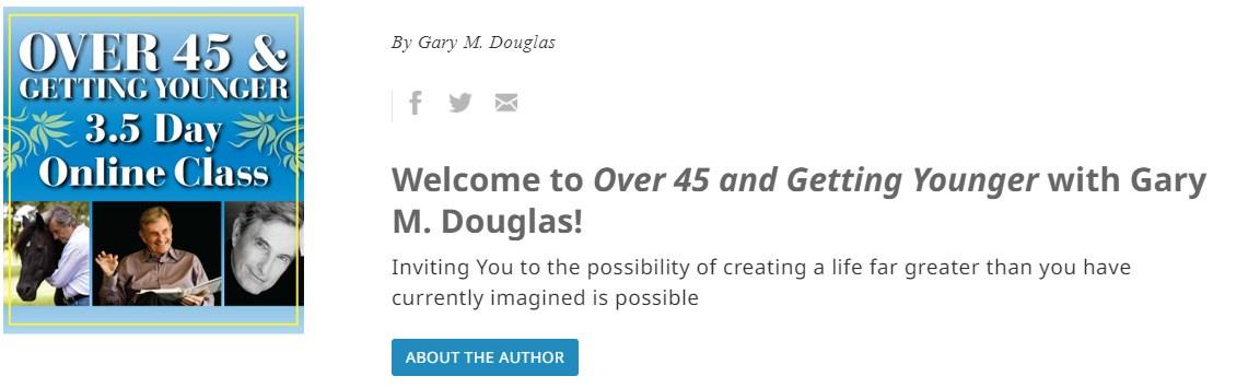 [Access] Старше 45 и становясь моложе. День 2 из 3 (Гэри Дуглас)