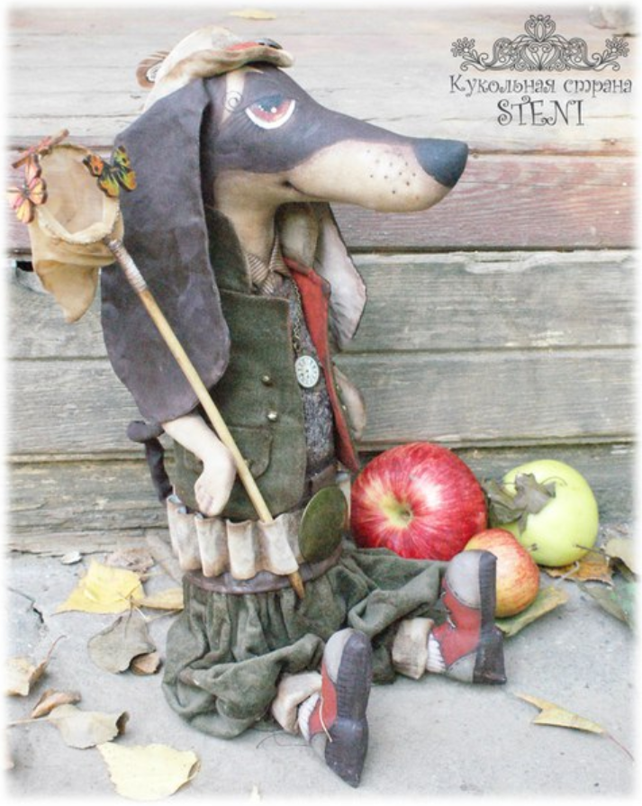 [Школа Текстильной Куклы] Мистер такс - заядлый охотник